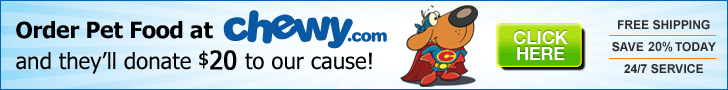 Chewy.com Banner New Customer $20